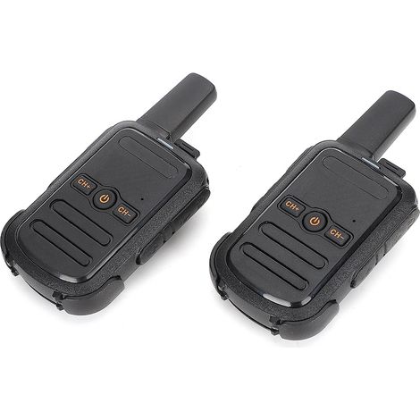 2PCS T17 Mini Talkie-walkie Portable Radio Bidirectionnelle Émetteur-récepteur FM (US 100-240V) (1/5)