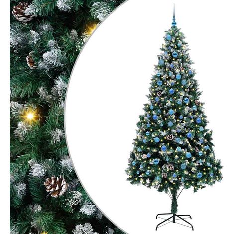 Sapin de Noël  Arbre de Noël artificiel Vert 240 cm PVC, Acier et Plastique (1/5)