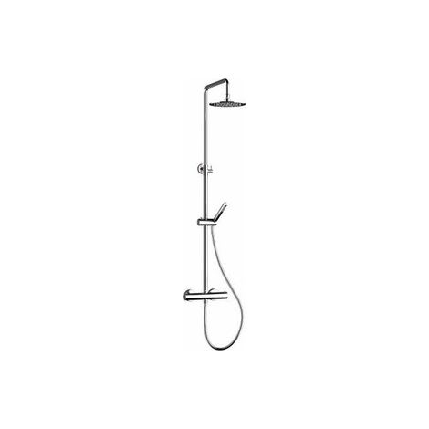 Colonne de douche thermostatique chromée NF (1/2)