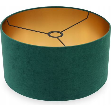 MODERNER GOLDENER SAMT-LAMPENSCHIRM 35 cm