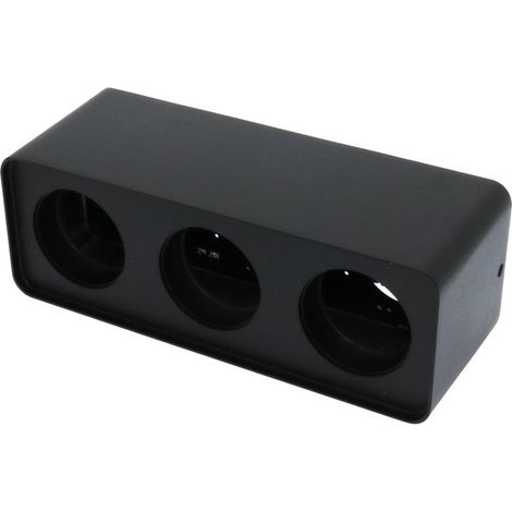 IluminaShop - Aro de Superficie Negro Para 3 Modulos 10W Serie Cobfix (1/3)