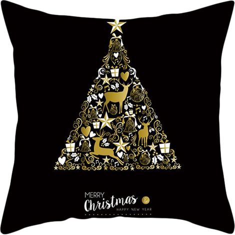 PILLOWCASE 3D 29 "N" BLACK (1/4)