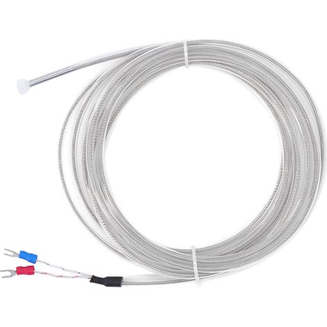 Sonde de température à thermocouple de type K BERM, étanche et anticorrosion, 4 m / 13,1 pi (1/5)