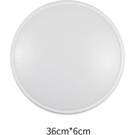 Plafonnier LED - - Rond - Design Ultra-Mince - IP40 - Blanc (1/4)