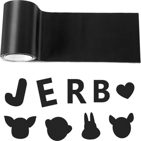 Nylon-Reparaturband, schwarzer selbstklebender Streifen, 5 cm × 10 m (1/5)