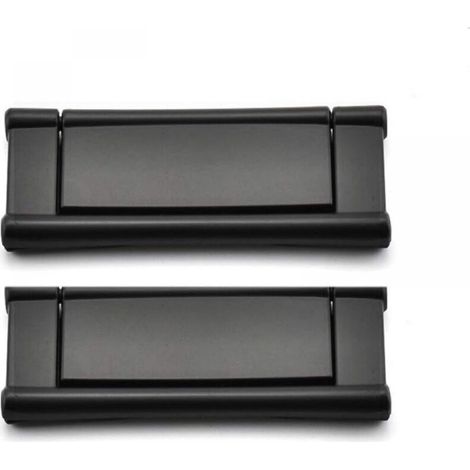 Poignee de Meuble Cuisine, 64mm Poignées Invisibles pour Armoires de Cuisine, Tiroirs - Alliage de Zinc - Noir Mat - 2 pcs (1/4)