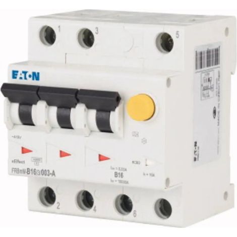 [NEUWERTIG] B-Ware Eaton Fi Schutzschalter Leitungsschutzschalter Kombination Frbmm B16/3/003 A