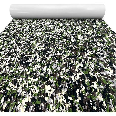 (Camouflage jungle) 1150 x 310 mm, mousse EVA, tapis antidérapant pour planche de surf, texture diamant, convient pour les kayaks, les piscines et les skateboards. (1/5)