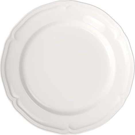 Assiette Plate Porcelaine Blanc 29,2 x 29,2 x 8,5 cm 1 Assiette (1/3)