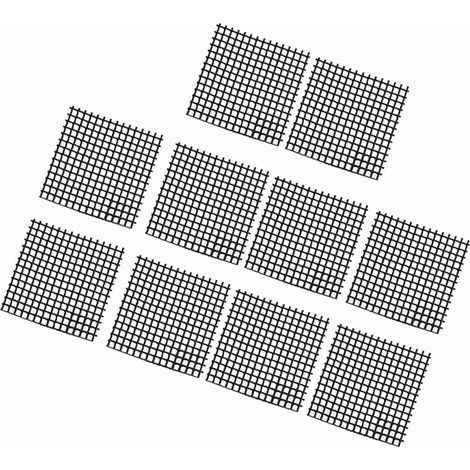 Fleur Pot Tapis, Lot de 10 Tapis de Pot de Fleurs - Absorbant - Trou Rond en - Tapis de Drainage - pour bonsaï