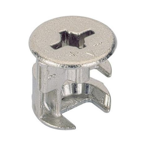 Connettore eccentrico Rastex 15 con bordo di copertura 19mm HETTICH (Per 200)