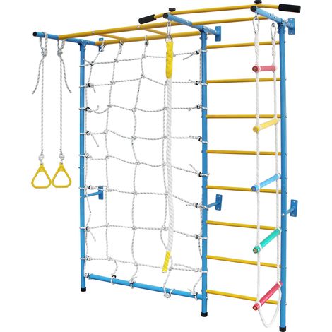 Parque de escalada infantil 7 en 1 de acero al carbono 99,8 kg HOMVRA (1/5)