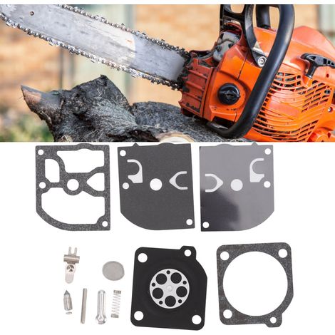 Convient aux tronçonneuses. Kit de joint de diaphragme de carburateur, en métal et en plastique, pour Zama RB72, pour Stihl MS019 190T, Dolmar PS34, 45, 340, joint de carburateur RB-45. (1/5)