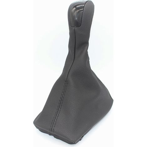Ensemble de pommeau de levier de vitesse noir pour voitures Mercedes-Benz W211/S211 à transmission manuelle, noir 5 vitesses, sans inscription, un ensemble, sans logo, pommeau de levier de vitesse W21