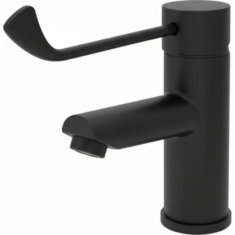 Presto Grifo gerontológico lavabo monomando mezclador karim negro (1/2)
