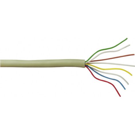 BKL Electronic 1507002/50 Câble téléphone J-Y(ST)Y 4 x 2 x 0.6 mm gris 50 m X70879