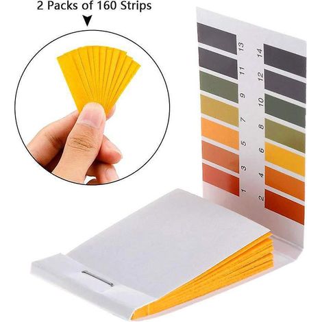 papier Ph 10 Paquets Super Durable Grande Consommation Plage De Mesure 1-14, Papier Tournesol, Pour Les Tests De Salive Dans Les Aquariums (1/4)