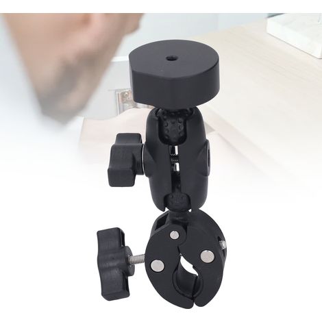 Support de fixation pour mini-poteaux Starlink : support de fixation universel à angle réglable pour mini-poteaux Starlink, poteaux, yachts et véhicules de camping (support + adaptateur noir) (1/5)