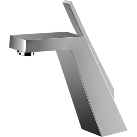 Mitigeur pour vasque, noir, monocommande, pour salle de bain (1/5)