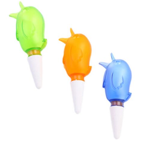 3 PCS Irrigation Goutte Kit Dispositif d'arrosage Automatique Forme D'Oiseau Abreuvoir à Plantes d'arroseurs de Plantes d'intérieur Extérieures DéCoration Pot De Fleur (1/5)