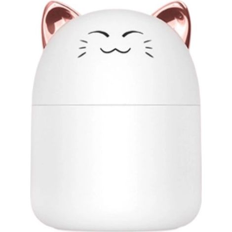 250lm Home Deco Factory Diffuseur d'Huiles Essentielles Chat Led'Kawaii, Design Adorable, Éclairage LED Multicolore, Maison, Ambiance Relaxante, Taille Compacte (1/5)