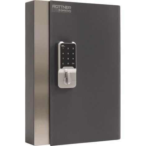 Schlüsselschrank  Key  Home  24  H385xB265xT60mm  1-türig  o.Anz.Hak.24  ROTTNER