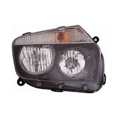Phare avant droit fond noir H1/H7 Dacia Duster 2010-2013