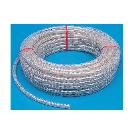 Tube flexible PVC renforcé, Ø 50mmx62mm, 15m, pour Produit chimique, Air comprimé, Alimentation, Liquide, Eau ( Prix pour 1 )