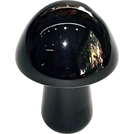 Champignon En Pierre Naturelle - Cristal D'Agate Semi-Précieux - Décoration Aquarium Jardin Intérieur - 1 Pièce (1/5)