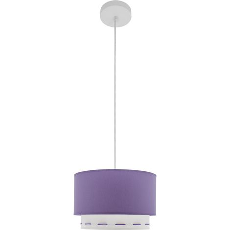 Colgante Trazos 1xe27 Lila Regx30x30 Cm