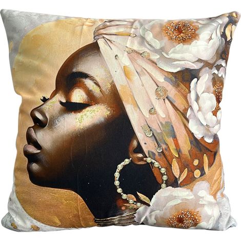Cuscino etnico africano 45x45 cm, decorazione domestica moderna, tessuto in cotone, stile unico e accattivante