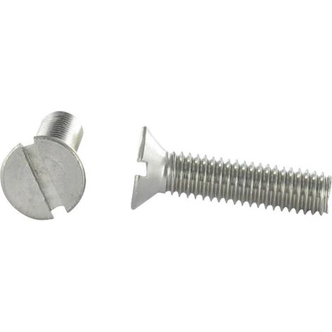 Vis métaux Inox A2 Tête fraisée TF Fendue M3X30-200 pièces (1/4)