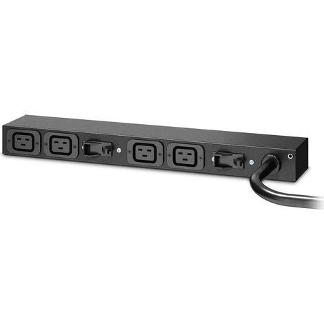 apc AP6032A unidad de distribución de energía negra 4 enchufes (1/2)