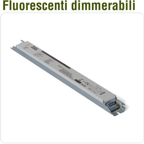 Alimentatore Elettronico Dimmerabile per lampade fluorescenti, 2x18/58W