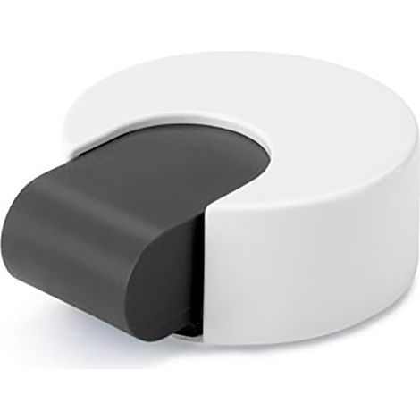 Tope De Puerta Amortiguado Silencioso Pvc Caucho 22x50x50mm Adhesivo Blanco Inofix (1/3)