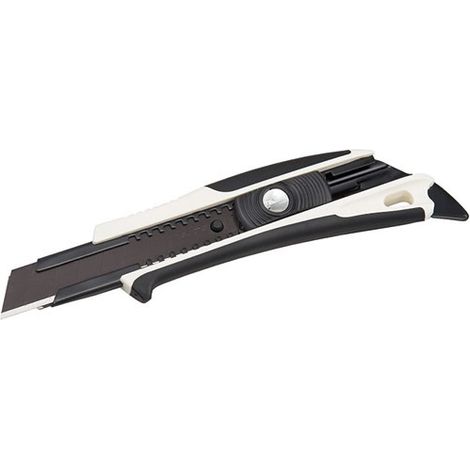 Tajima – Cutter automatique 18 mm – Lame trempée pour coupe nette – Poignée ergonomique – Pour professionnels (1/6)