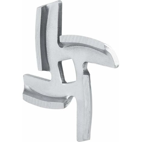 royaluxe - Lames de Hachoir à Viande en Acier Inoxydable de 46 mm, pièces de Coupe de Lame de Hachoir à Viande (46 mm) argent 2 pièces, (1/5)
