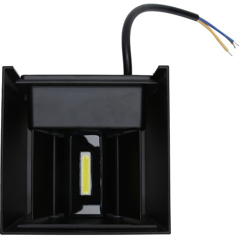 Applique murale LED 12W extérieure étanche IP65, lampe carrée décorative pour jardin (1/5)