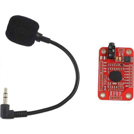 Placa modular de reconocimiento de voz V3 compatible con capacidad para 80 voces y procesamiento de múltiples voces a través de UART GPIO. (1/5)