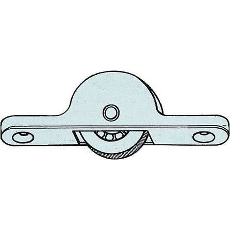 50 x OMGE 1333 CARRETILLA CON RUEDA DELRIN D 18 MM
