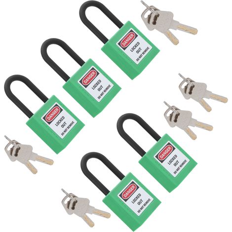 5 Kits de Cadenas de Sécurité 38mm Antidérapants pour Secteurs Industriels, BTP et Laboratoires (1/5)