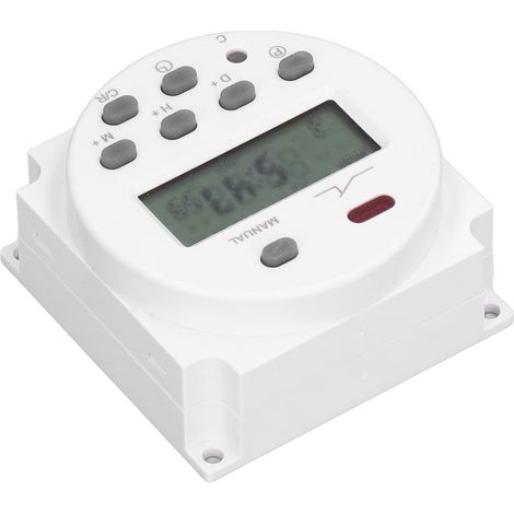 Programmierbarer elektronischer Timer mit LCD-Display, Relais, Digitaltimer, 16 Ein-/Ausschaltzyklen, CN101A, 12 V DC-Steuerschalter (1/5)
