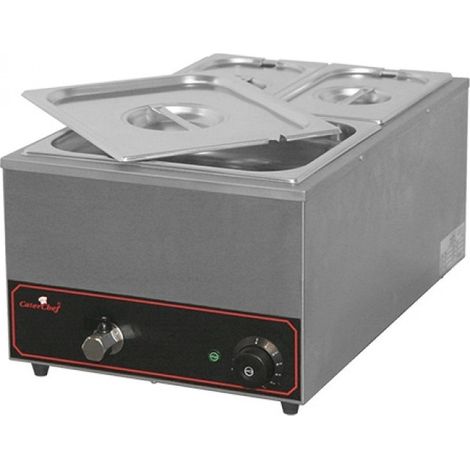 Bain marie 2 x 1/4 GN + 1x 1/2 GN 150mm- Caterchef star