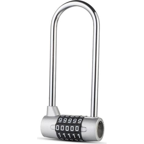 2.75 pouce poutres serrure armoire porte mot de passe gym 5 serrure à combinaison solide cadenas en alliage de zinc réinitialisable (1/5)