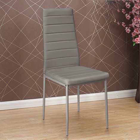 Hofuton Lot de 8 Chaise de Salle à Manger 484297 cm - Diverses Couleurs et modèles au Choix - Gris (1/5)
