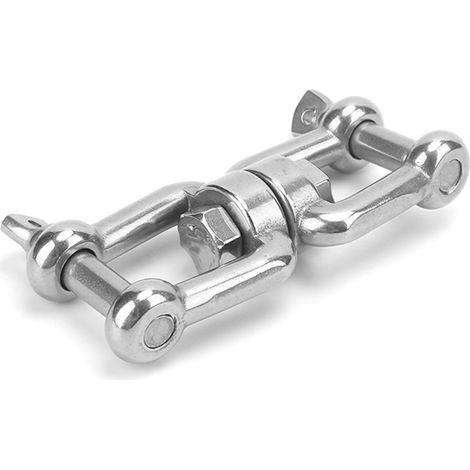 Manille pivotante universelle en acier inoxydable 316 pour chaîne de roulage, dispositif marin adapté aux navires (1/5)