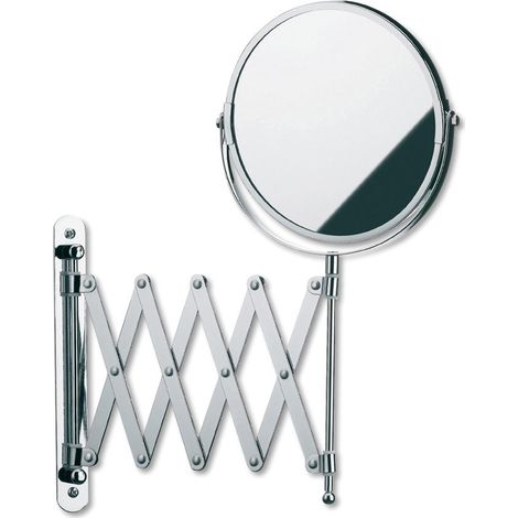Kela 20847 - Specchio da parete Avita, 18,5 cm, orientabile ed estraibile (1/2)