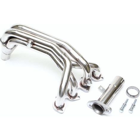 Collecteur d'echappement en inox pour Peugeot 106 1,4 et 1,6 8v de 2000 à 2005-16438039