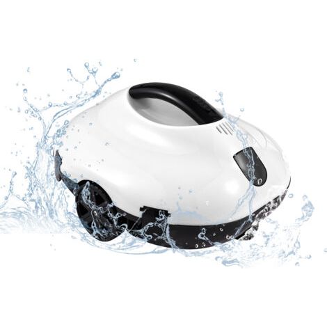 Pair - SJLERST Robot nettoyeur de piscine sans fil, puissance d'aspiration élevée, fonctionnement silencieux (1/5)