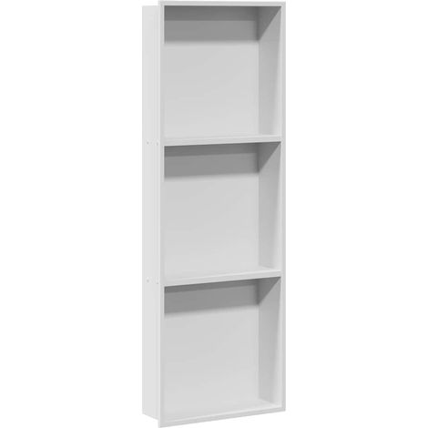 Nichos de Ducha 90 x 30 x 9,5 cm Acero inoxidable vidaXL